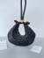 Bottega Veneta Turn Bag In Black Intrecciato Lambskin