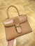 Delvaux Brillant PM Bag in Tender Beige Box Calf Leather