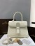 Delvaux Brillant MM Bag in Ivory Box Calf Leather