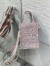 Dior Mini Dioriviera Book Tote Phone Bag In Pink Toile de Jouy Reverse Embroidery