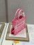 Dior Small Book Tote Bag In Pink Transparent Toile de Jouy Canvas