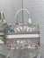 Dior Medium Dior Book Tote In White Multicolor Rêve d'Infini Embroidery