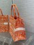 Dior Medium Book Tote Bag In Fluorescent Orange Toile de Jouy Reverse Embroidery