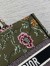 Dior Large Book Tote Bag In Green Dior Petites Fleurs Embroidery