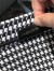 Dior Book Tote Bag In Houndstooth Embroidered Canvas