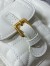 Dior Caro Small Backpack in White Macrocannage Lambskin