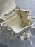 Dior Caro Small Backpack in White Macrocannage Lambskin