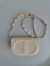 Dior CD Signature Chain Bag in Beige Calfskin