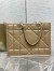 Dior Medium Essential Tote Bag In Hazelnut Archicannage Calfskin