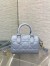 Dior Groove 20 Bag in Pale Blue Macrocannage Calfskin