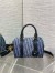 Dior Groove 20 Bag in Blue Denim Dior Oblique Jacquard