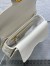 Dior Small Jolie Top Handle Bag in White Cannage Calfskin