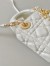 Dior Lady Dior Micro Bag In White Cannage Lambskin