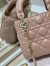 Dior Mini Lady Dior Bag In Blush Cannage Lambskin