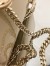 Dior Lady Dior Mini Chain Bag with Chain in Aesthetic Beige Patent Calfskin