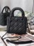Dior Mini Lady Dior Bag In Black Ultra Matte Calfskin