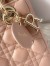 Dior Small Lady Dior My ABCDior Bag in Blush Lambskin