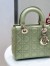 Dior Small Lady Dior My ABCDior Bag in Ethereal Green Lambskin