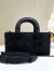 Dior Lady D-Joy Small Bag in Black Ultramatte Calfskin