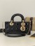 Dior Lady D-Joy Small Bag in Black Patent Calfskin