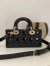 Dior Lady D-Joy Small Bag in Black Patent Calfskin