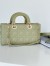 Dior Lady D-Joy Medium Bag In Ethereal Green Cannage Lambskin