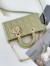 Dior Lady D-Joy Medium Bag In Ethereal Green Cannage Lambskin