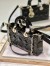 Dior Lady D-Joy Medium Bag In Black Patent Cannage Calfskin