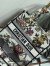 Dior Medium Lady D-Lite Bag In White Jardin Botanique Embroidery