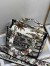 Dior Medium Lady D-Lite Bag In White Jardin Botanique Embroidery