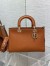 Dior Medium Lady D-Sire My ABCDior Bag in Brown Bull Leather