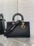 Dior Medium Lady D-Sire My ABCDior Bag in Black Bull Leather