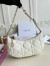 Dior CD Lounge Bag in White Macrocannage Lambskin