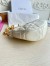 Dior CD Lounge Bag in White Macrocannage Lambskin