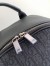 Dior Saddle Zip Backpack in Black Oblique Jacquard 