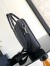 Dior Lingot Briefcase in Black Grained Calfskin