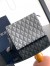 Dior A5 Triangle Pouch in Grey CD Diamond Canvas