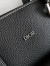 Dior Saddle Tote Bag Black in Grained Calfskin