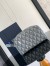 Dior Toiletry Bag in Grey CD Diamond Canvas