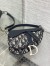 Dior Saddle Mini Bag with Strap in Oblique Jacquard and Calfskin