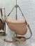 Dior Saddle Bag with Strap in Blush Grained Calfskin