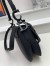 Dior Saddle Bag with Strap in Black Ultramatte Calfskin