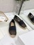 Dior Granville Espadrille In Black Mesh Embroidery