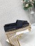 Dior Granville Espadrille In Black Mesh Embroidery