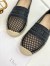 Dior Granville Espadrille In Black Mesh Embroidery