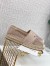 Dior Granville Espadrille In Nude Mesh Embroidery