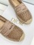 Dior Granville Espadrille In Nude Mesh Embroidery