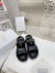 Dior DiorAct Sandals In Black Lambskin