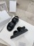 Dior DiorAct Sandals In Black Lambskin