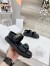 Dior DiorAct Sandals In Black Lambskin